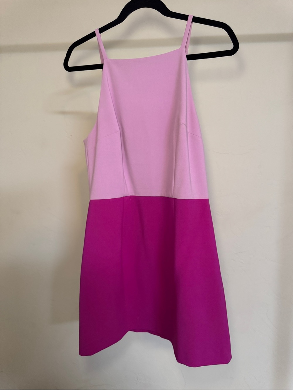 French Connection Two-Tone Pink & Fuchsia Camisole Dress